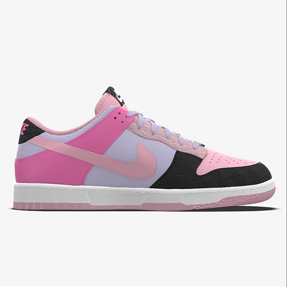 💥SOLD💥 NIKE Dunk Low Size 8.5 Pink Lavender Black - Picture 4 of 7